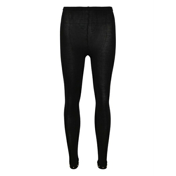 ノワール ケイ ニノミヤ レディース レギンス ボトムス Elasticated-waist leggings Black
