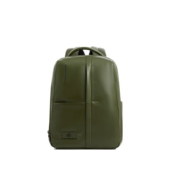 ピークアドロ  メンズ うしろ側容器に並べる・背嚢 御徒面子 Leather laptop backpack Green