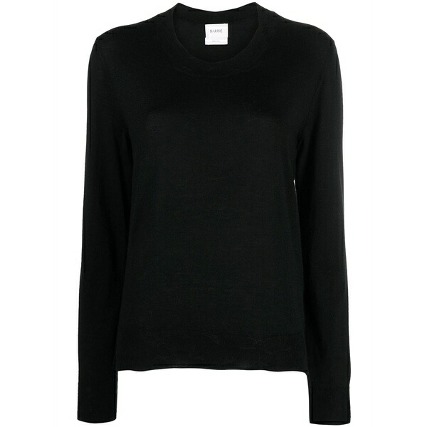 バリー レディース 編み物\u0026ティーシャツ アウター Crew neck cashmere jumper Black