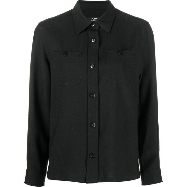 アーペーセー レディース シャツ トップス Chlo?? long-sleeve shirt Black｜asty 33,670円