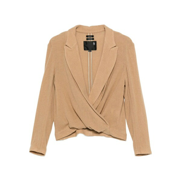 アールサーティーン レディース ティーシャツ トップス Twisted lapel top Neutrals