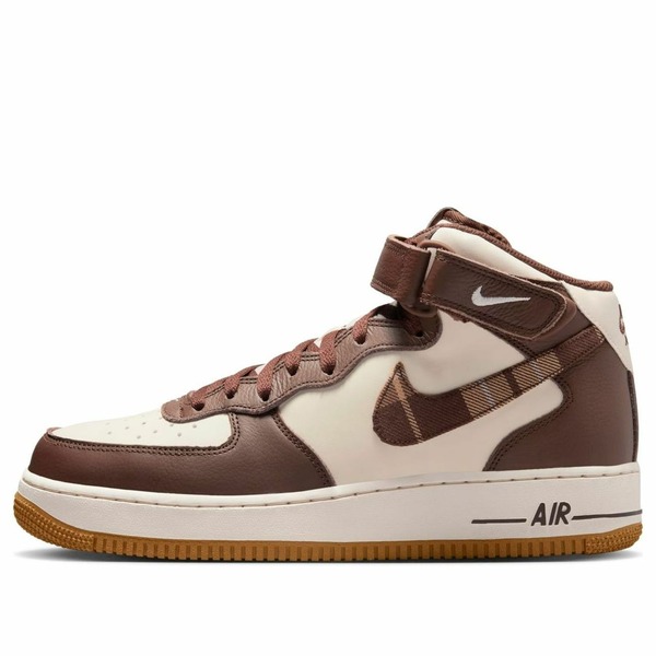 Nike ナイキ メンズ スニーカー  【Nike Air Force 1 Mid \u0027Brown Plaid\u0027 DV0792-100】  大きさ US_11.5(29.5珊)