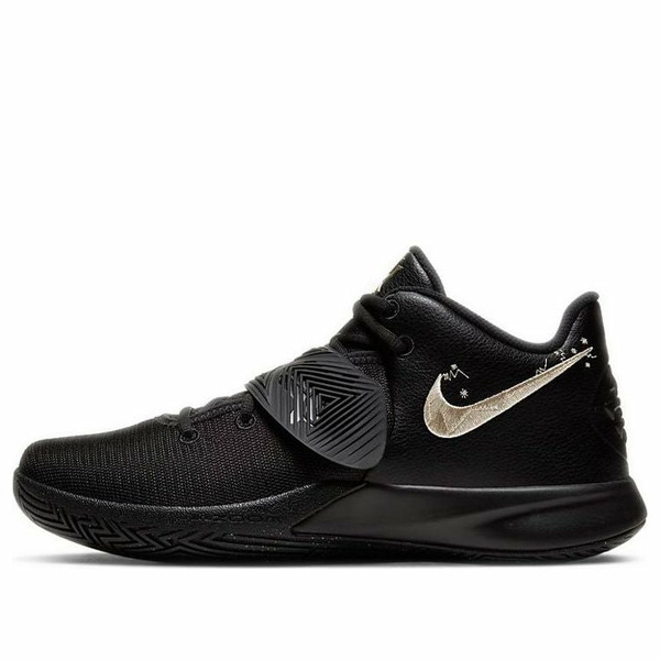 Nike ナイキ メンズ スニーカー  【Nike Kyrie Flytrap 3 \u0027Black Metallic Gold\u0027 BQ3060-008】  大きさ US_M_13