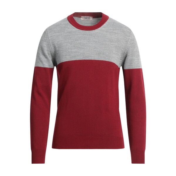 【送料無料】 ティーエスディ12 メンズ ニット&セーター アウター Sweaters Red