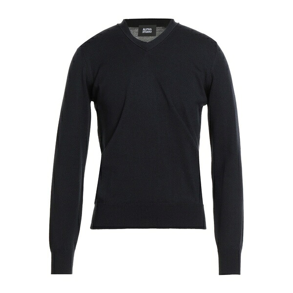 【送料無料】 アルファス テューディオ メンズ ニット\u0026セーター アウター Sweaters Blue