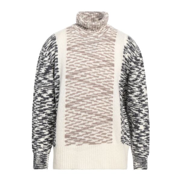 【貨物輸送無料】 ダニエル フィエゾリ メンズ 編み物\u0026プルオーバー アウター Turtlenecks White