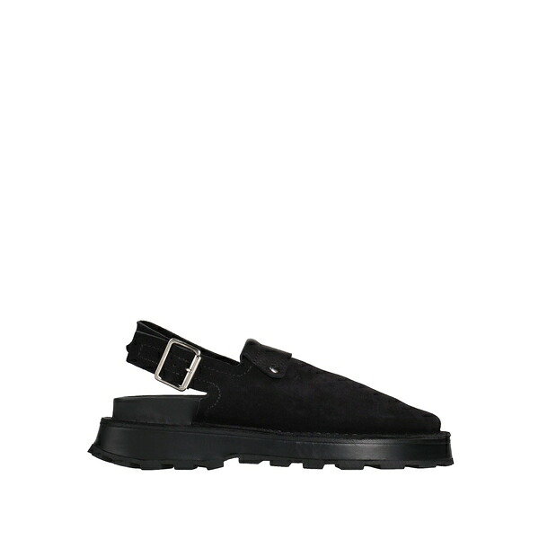 【貨物輸送無料】 ジル・サンダー メンズ サンダル シューズ Mules \u0026 Clogs Black