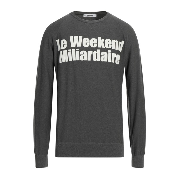 【送料無料】 グリフォーニ メンズ ニット&セーター アウター Sweaters Grey