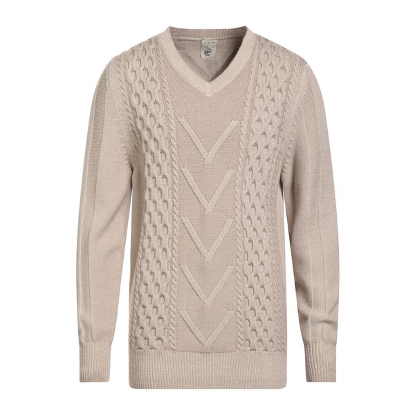 【貨物輸送無料】 エイチ953 メンズ 編み物\u0026プルオーバー アウター Sweaters Beige