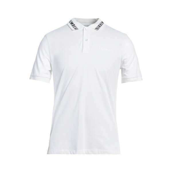 【送料無料】 ビッケンバーグス メンズ Tシャツ トップス Polo shirts White|asty