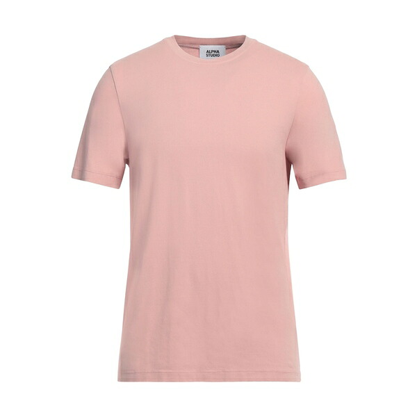 【送料無料】 アルファス テューディオ メンズ Tシャツ トップス T-shirts Pink