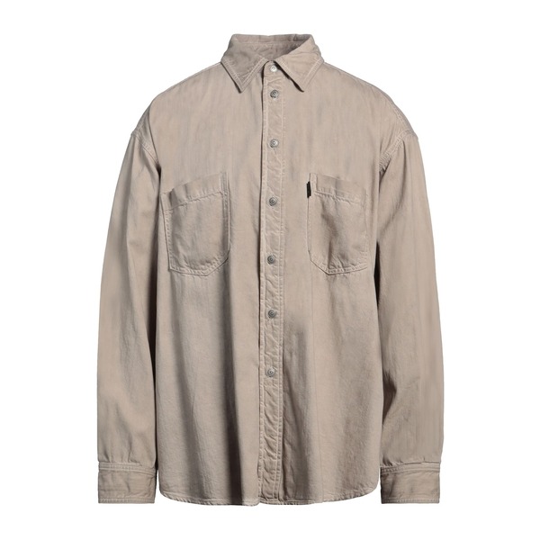 【送料無料】 ハイクール メンズ シャツ トップス Denim shirts Beige