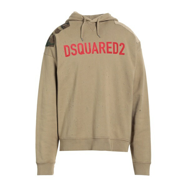 【送料無料】 ディースクエアード メンズ パーカー・スウェットシャツ アウター Sweatshirts Green