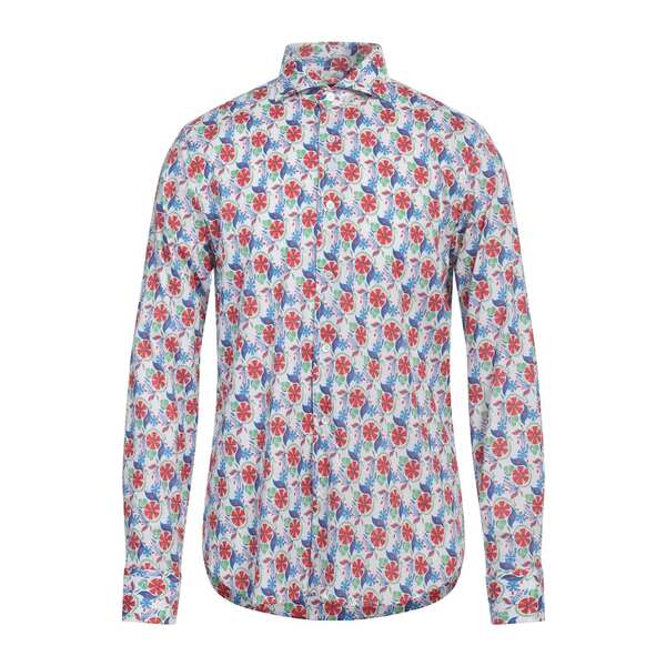 【送料無料】 フェデーリ メンズ シャツ トップス Shirts Red
