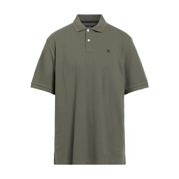 【送料無料】 ハケット メンズ Tシャツ トップス Polo shirts Green｜asty