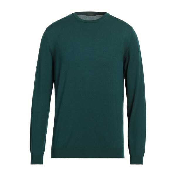 【送料無料】 ザノーネ メンズ ニット&セーター アウター Sweaters Green|asty