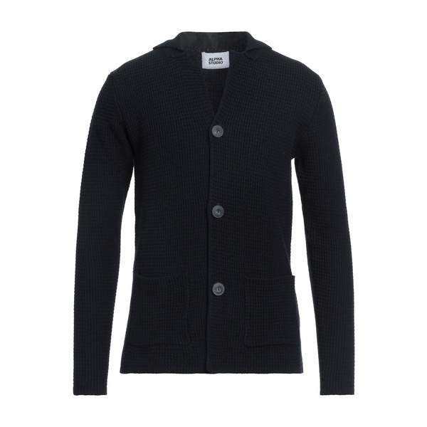 【送料無料】 アルファス テューディオ メンズ カーディガン アウター Cardigans Blue