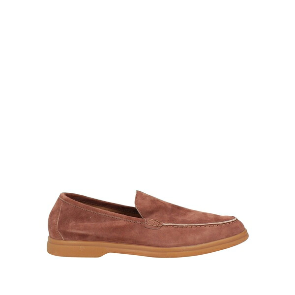【送料無料】 フェデーリ メンズ スリッポン・ローファー シューズ Loafers Brown