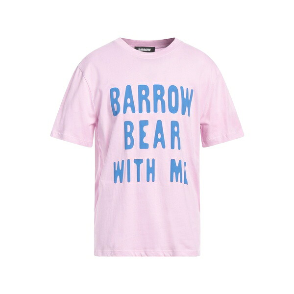 【貨物輸送無料】 バロウ メンズ プルオーバー トップス T-shirts Pink