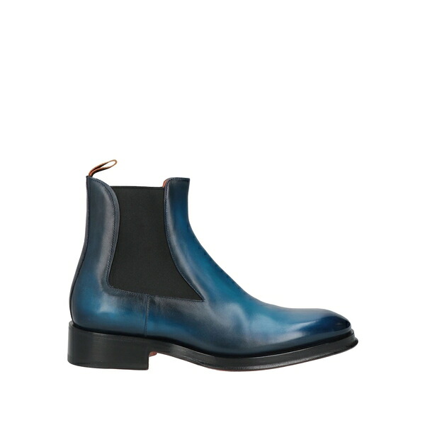 【送料無料】 サントーニ メンズ ブーツ シューズ Ankle boots Blue｜asty