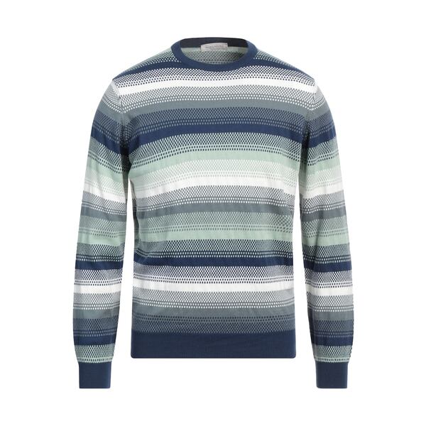【貨物輸送無料】 ロッソピューロ メンズ 編み物\u0026スウェーター アウター Sweaters Blue