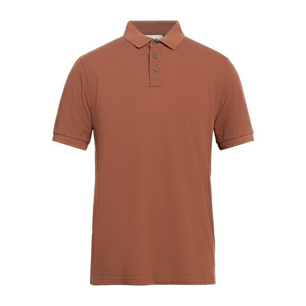 【送料無料】 アルファス テューディオ メンズ Tシャツ トップス Polo shirts Brown