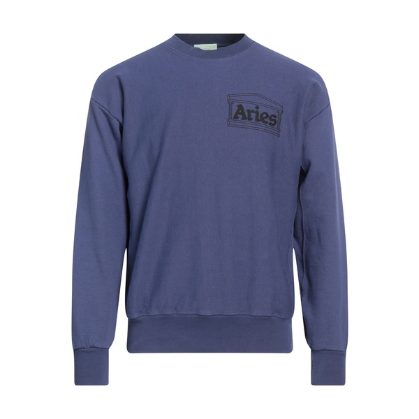 【送料無料】 アリーズ メンズ パーカー・スウェットシャツ アウター Sweatshirts Blue
