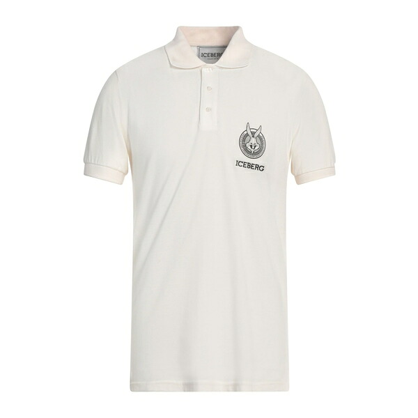 【送料無料】 アイスバーグ メンズ Tシャツ トップス Polo shirts White