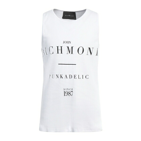 【送料無料】 ジョン リッチモンド メンズ Tシャツ トップス T-shirts White