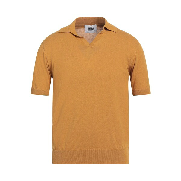 【貨物輸送無料】 アルファス テューディオ メンズ 編み物\u0026プルオーバー アウター Sweaters Yellow