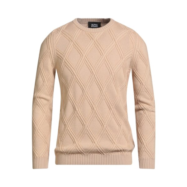 【送料無料】 アルファス テューディオ メンズ ニット\u0026セーター アウター Sweaters Beige