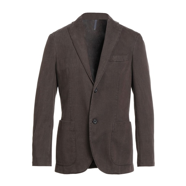 【送料無料】 モンテドーロ メンズ ジャケット＆ブルゾン アウター Blazers Brown