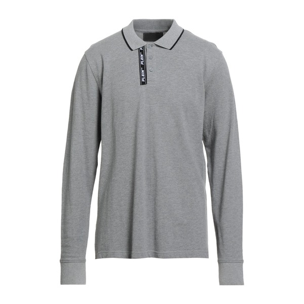 【送料無料】 フィリッププレイン メンズ Tシャツ トップス Polo shirts Grey