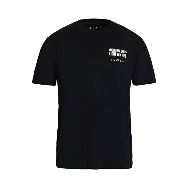 【送料無料】 ジョン リッチモンド メンズ Tシャツ トップス T-shirts Black
