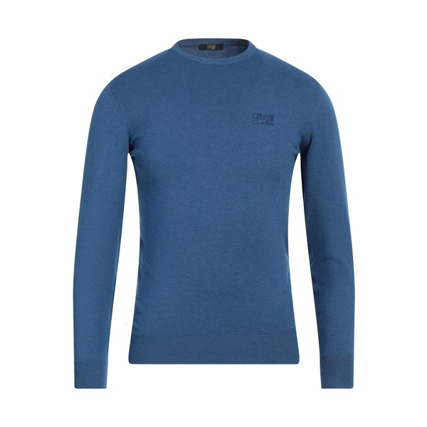 【送料無料】 ロベルトカヴァリ メンズ ニット&セーター アウター Sweaters Blue