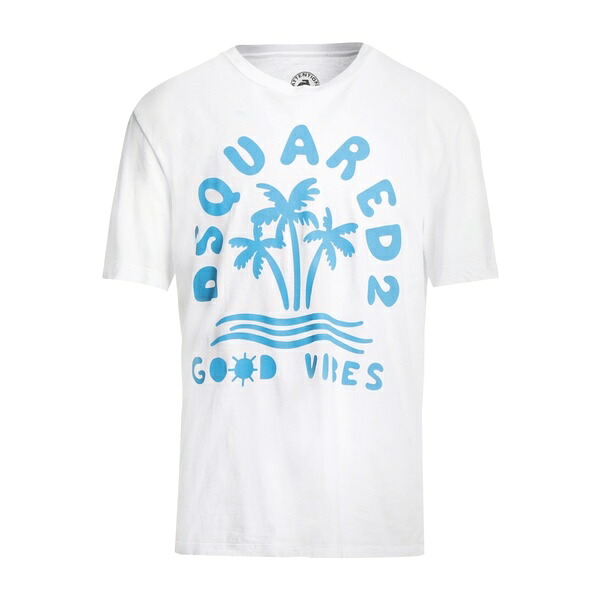 【送料無料】 ディースクエアード メンズ Tシャツ トップス T-shirts White 26,496円