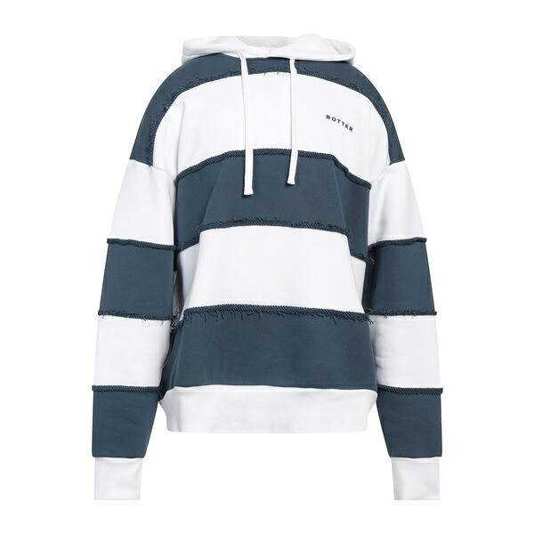 【送料無料】 ボッター メンズ パーカー・スウェットシャツ アウター Sweatshirts White