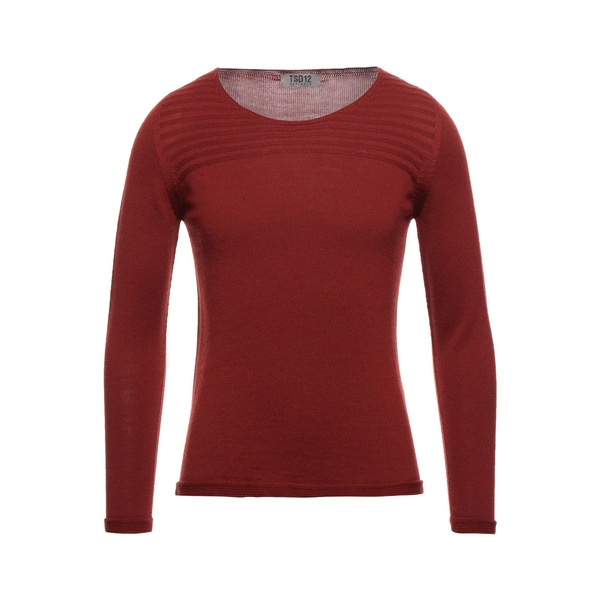 【送料無料】 ティーエスディ12 メンズ ニット&セーター アウター Sweaters Red
