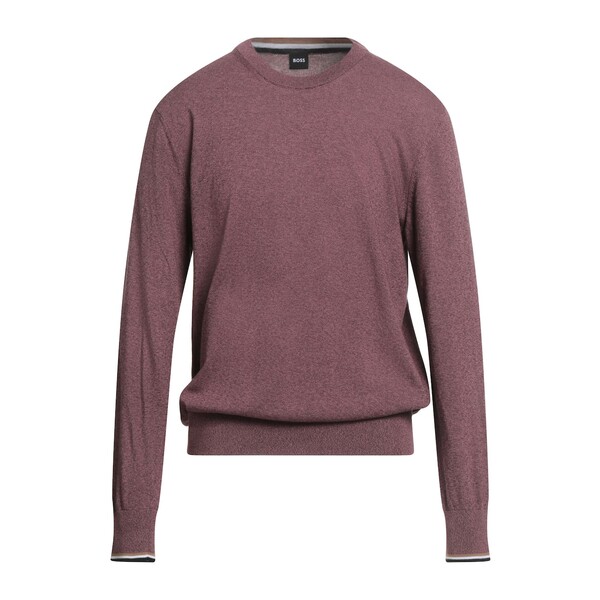 【送料無料】 ボス メンズ ニット&セーター アウター Sweaters Purple