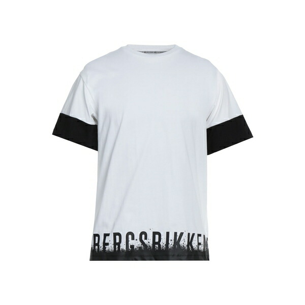 【送料無料】 ビッケンバーグス メンズ Tシャツ トップス T-shirts White