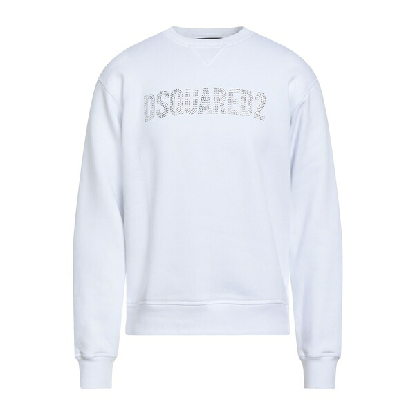 【送料無料】 ディースクエアード メンズ パーカー・スウェットシャツ アウター Sweatshirts White｜asty