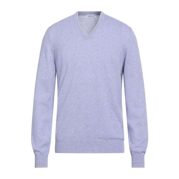【貨物輸送無料】 グランサッソ メンズ 編み物\u0026プルオーバー アウター Sweaters Purple