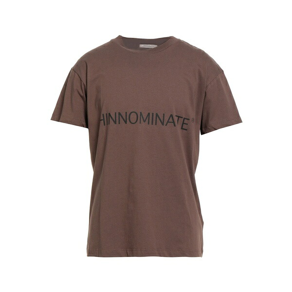 【送料無料】 ヒノミネイト メンズ Tシャツ トップス T-shirts Brown
