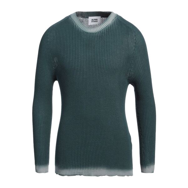 【送料無料】 アルファス テューディオ メンズ ニット&セーター アウター Sweaters Green｜asty