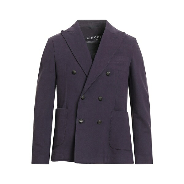 【送料無料】 チルコロ1901 メンズ ジャケット＆ブルゾン アウター Blazers Purple
