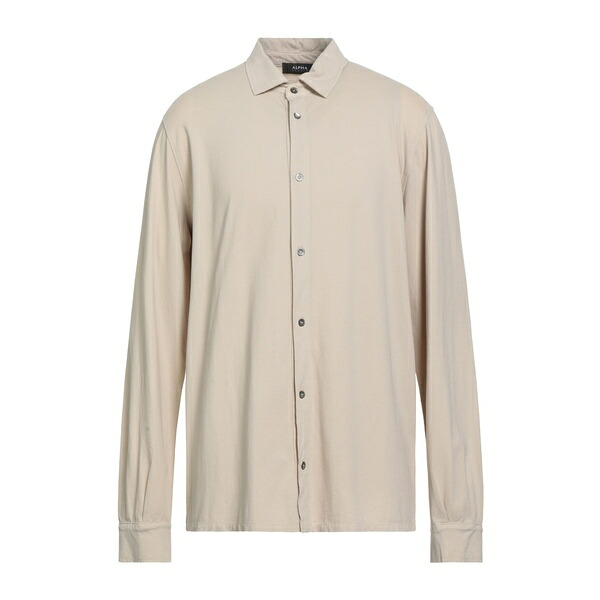 【送料無料】 アルファス テューディオ メンズ シャツ トップス Shirts Beige