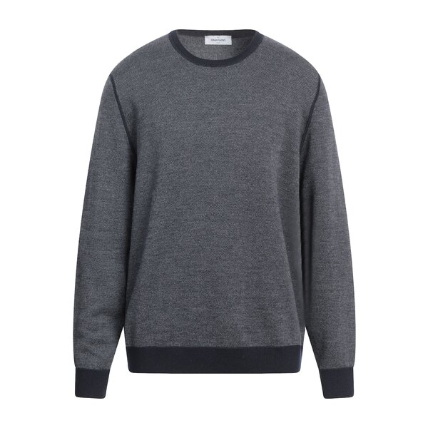 【貨物輸送無料】 グランサッソ メンズ 編み物\u0026プルオーバー アウター Sweaters Blue