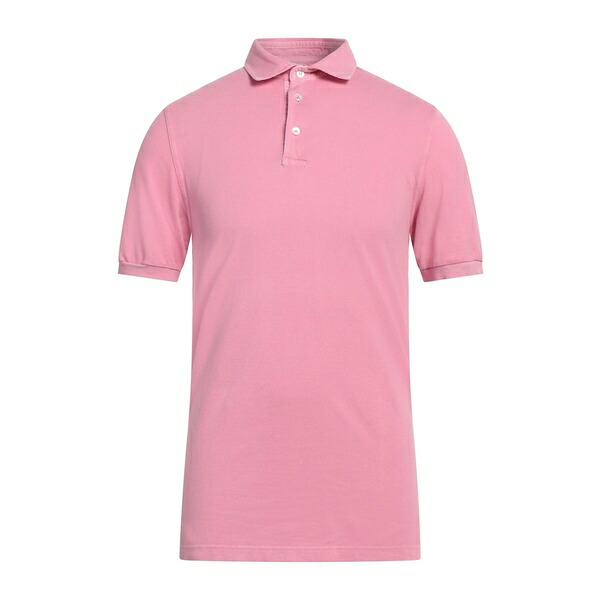 【送料無料】 フェデーリ メンズ Tシャツ トップス Polo shirts Pink