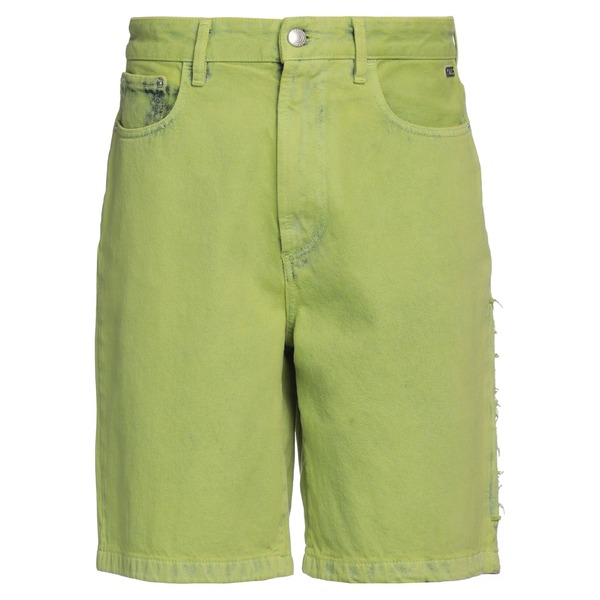 【送料無料】 ジーシーディーエス メンズ デニムパンツ ボトムス Denim shorts Green