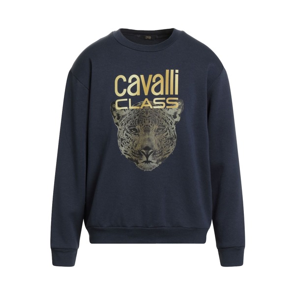 【送料無料】 ロベルトカヴァリ メンズ パーカー・スウェットシャツ アウター Sweatshirts Blue